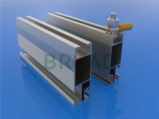 Solar rail for roof mounting