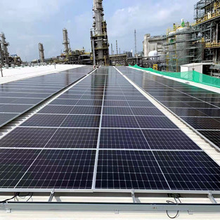 싱가포르의 500KW 양철 지붕 태양광 프로젝트